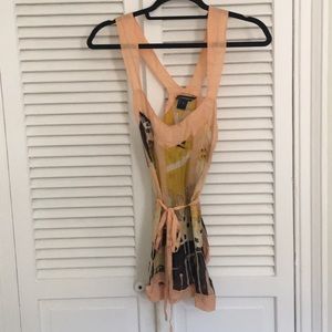 Sheer Silk French Connection blouse